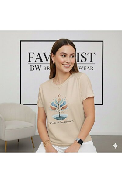 BW Bravely Wear ΕΞΕΡΕΥΝΗΣΤΕ ΟΝΕΙΡΕΣ ΑΝΑΚΑΛΥΨΤΕ ΤΥΠΩΜΕΝΟ ΓΥΝΑΙΚΕΙΟ ΒΑΣΙΚΟ ΜΠΛΟ...