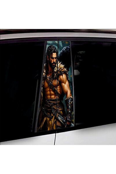 Avex Set 2 stickere decorative pentru stalpii usilor, print autoadeziv de ina...