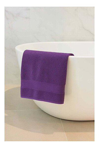 Azm Premium 100% Cotton Bath Towel (70 x 140 cm) 550 GSM - Purple
