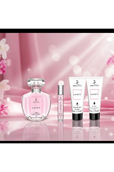 DORALL COLLECTION Lancy - Set cadou femei (parfumuri 100ml + 10ml, gel de duș...