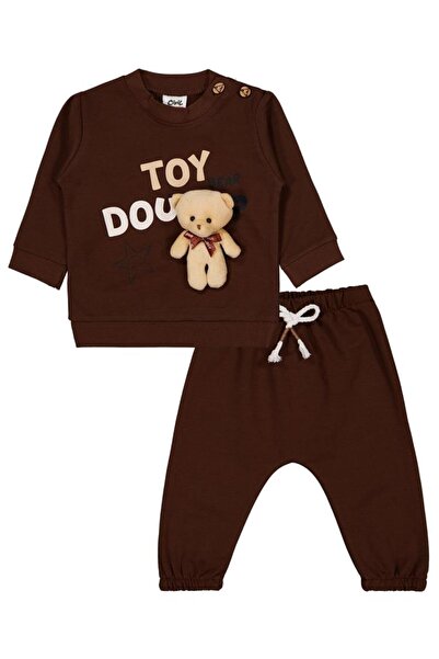 Civil Baby 6-18 Months Set with Teddy Bear - Brown 18-24 Months