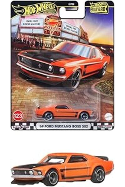 mattel سيارة هوت ويلز فورد موستانج بوس 302 موديل 1969 لهواة الجمع