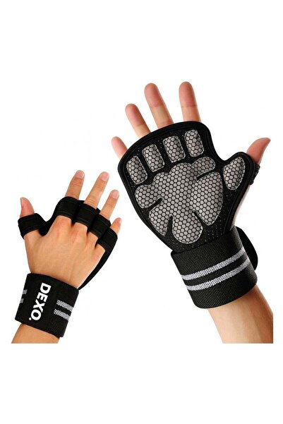 DEXO قفازات صغيرة للتمارين ورفع الأثقال للرجال والنساء - قبضة مانعة للانزلاق،...