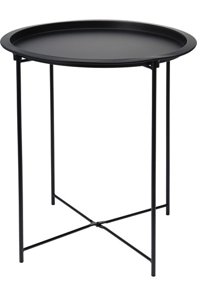 Koopman Home&Styling Collection table, metal, 47x51 cm, black
