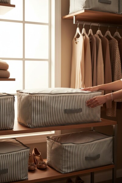 Textile sweet 6 قطع كبيرة الحجم من أغطية السرير المحبوكة باللون الأبيض والرمادي، أغطية وسائد وأغطية سرير 60x40x20