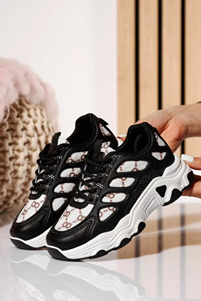 Zaira Μαύρα παιδικά πάνινα παπούτσια από υφασμάτινο υλικό Amber2 #21046 - 37