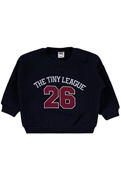Civil Baby The Tiny League Embroidered 6-18 Month Set - Navy Blue 9-12 Months