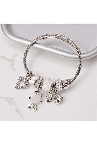 Forentina White Fish Figured Charm Bracelet Ps4112
