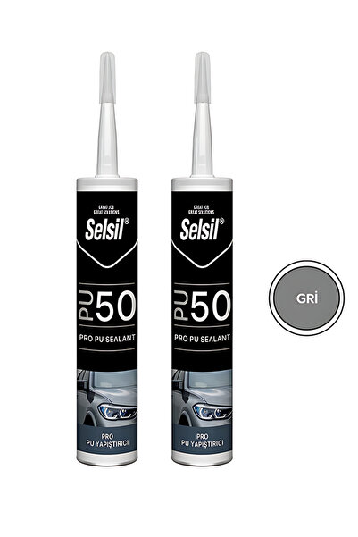 Selsil PU50 Gri Yapıştırıcı (Dayson) - 280ML 2 Adet