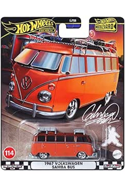 mattel حافلة فولكس فاجن سامبا موديل 1967 من هوت ويلز بريميير بوليفارد / لعبة