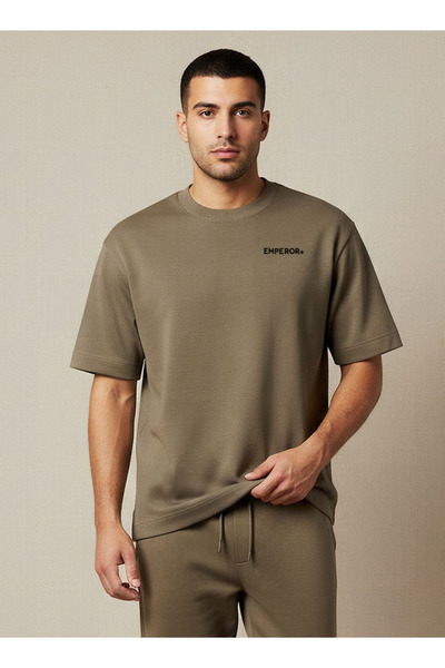 Emperor Men Regular Fit Crew Neck Short Sleeves T-shirt