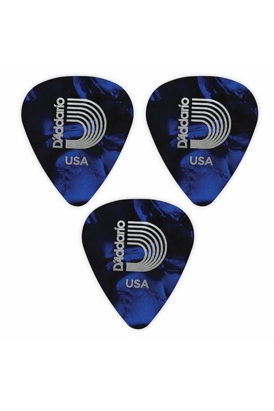 Planet Waves 1CAP2-BL Китарна перо 3 броя 0,50 мм синьо