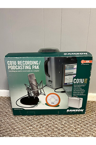 Samson مجموعة ميكروفونات التسجيل والبث الصوتي C01U