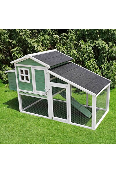 kanz al adwa قفص خشبي رقم 296 - خشب طبيعي للدواجن والطيور والأرانب