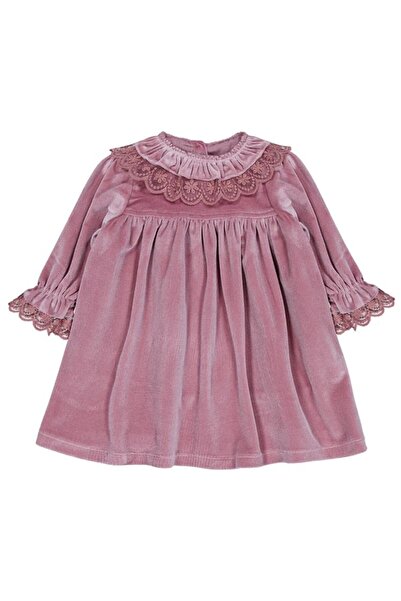 Civil Baby 6-18 Months Dress with Ruffled Collar - Pink 12-18 Months