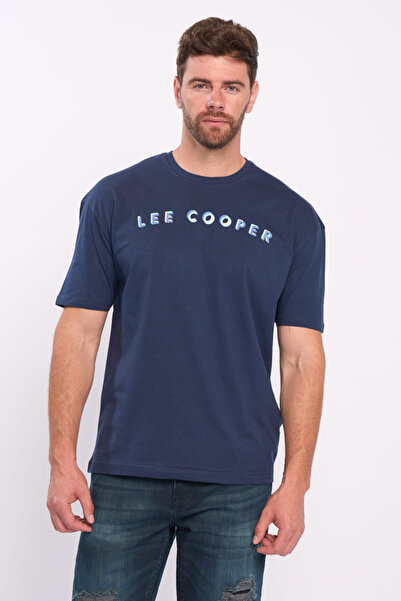 Lee Cooper Men's T-shirt with printed logo text