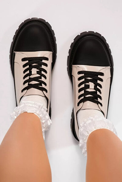 Zaira Дамски бежови ежедневни обувки от екокожа Reiko #21833 - 37