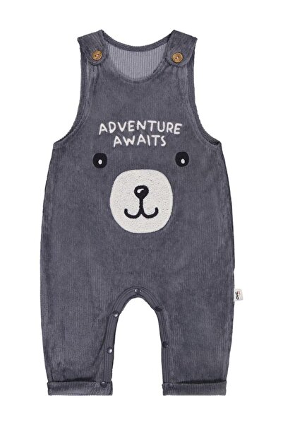 Civil Baby الغامضة تنتظرك - بدلة مطرزة للأطفال من 6 إلى 18 شهرًا - رمادي من 1...