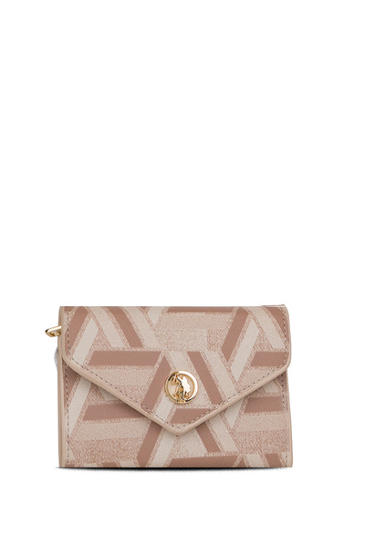 U.S. Polo Assn. حقيبة يد نسائية K.Bej-K.Bej طراز Usc26342