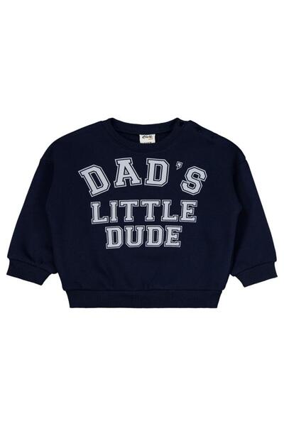 Civil Baby بدلة Dad's Little Dude للأطفال من عمر 6 إلى 18 شهرًا - أزرق داكن م...