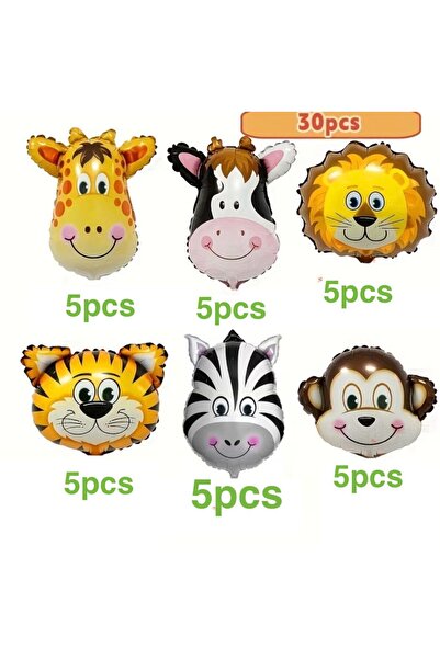 OEM Set 30 Baloane Animale Safari,Jungle Party 60cm