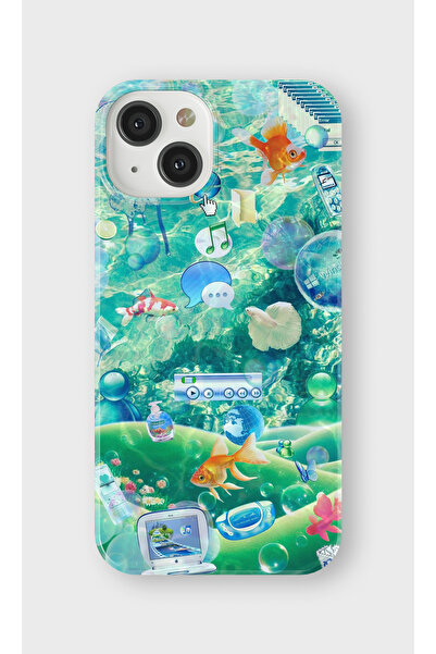 lelia حافظة هاتف شفافة متوافقة مع هاتف iPhone 13 Mini مطبوع |   المجموعة: إير...