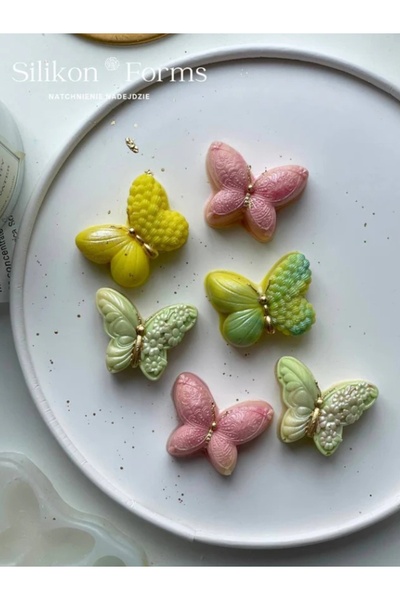 SiliconForms Silicone mold Butterfly 6 pcs