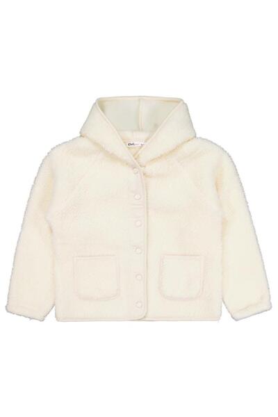 Civil Girls سترة مزينة بالقطيفة للأعمار من 10 إلى 13 سنة - لون الفيل الأبيض ل...