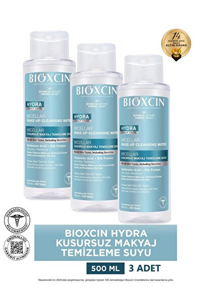 Bioxcin Apă micelară perfectă pentru demachiere Hydra 500 ml X 3