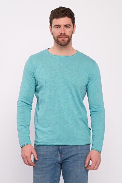 Lee Cooper Men's long-sleeved sweater in solid color