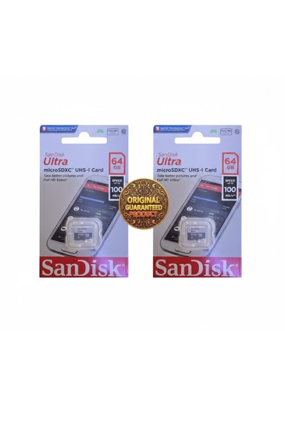 SanDisk 2 Ultra microSDXC UHS-I 128GB 100MB/s Class 10 Memory Cards