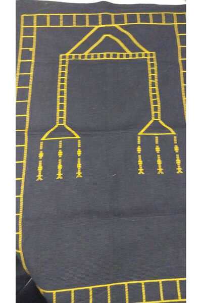 Papatyam 100 X 70 Hand-Embroidered Prayer Rug with a Handcrafted Back