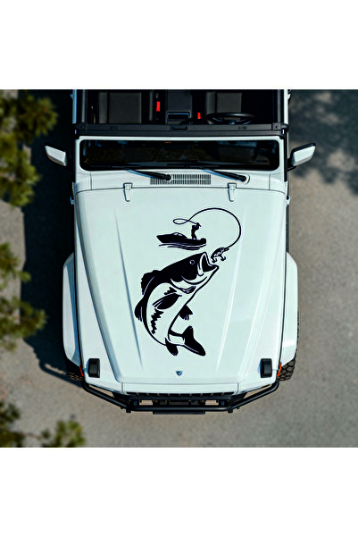 StickITsibiu Go Fishing – Autocolant Auto 4×4 Off-Road – Dimensiuni 95x68cm.