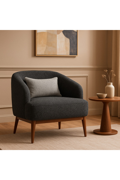 mobital Nova Berjer Ayak Ceviz kumaş dokuma Antrasit New Collection 2026