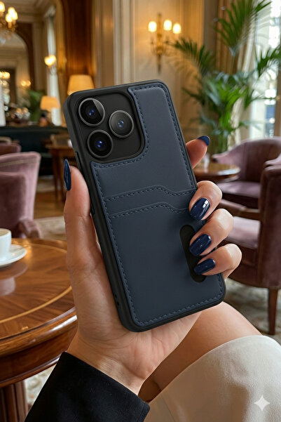 TechTrove Realme Note 50 ve Realme C53 Uyumlu Kılıf Kart Bölmeli Deri Tasarım...