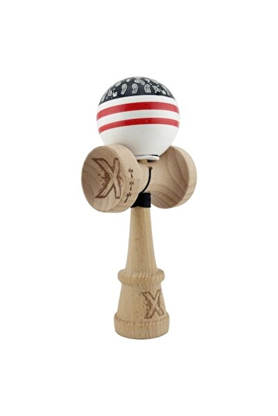 LEIBOO Kendama SUPER STYKY CHICANOS, Cupă mare V3, Lemn, 18 cm, Rulment metal...