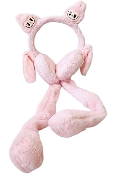 FuryaTedarik Labubu lik, mekane plišane slušalice sa pokretom i zvukom