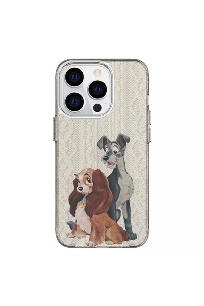 Turkuaz iPhone 13 Pro Max Compatible Luxury Silicone Case with Dog Lover Design