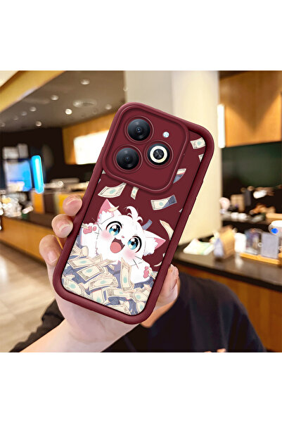 Hontinga حافظة هاتف من السيليكون الناعم مضادة للسقوط متوافقة مع هاتف Infinix ...