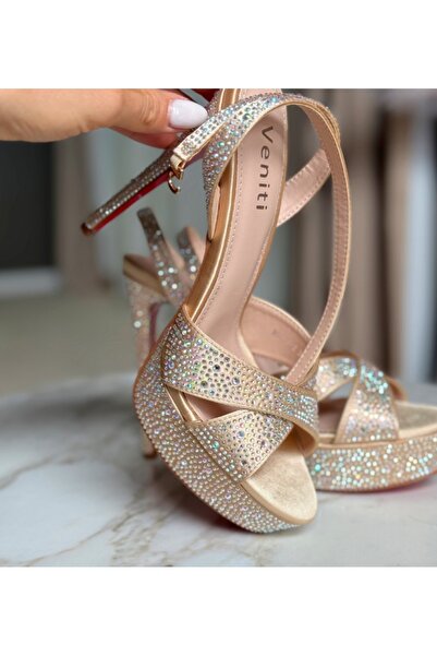 BENOTTİ Sandale cu toc Zbyr Aurii