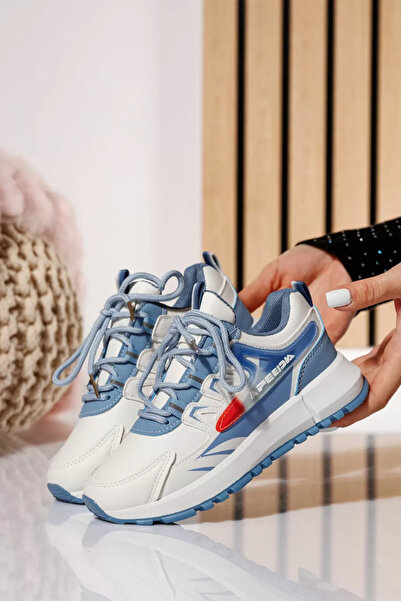 Zaira Παιδικά οικολογικά δερμάτινα πάνινα παπούτσια Helen blue #21044