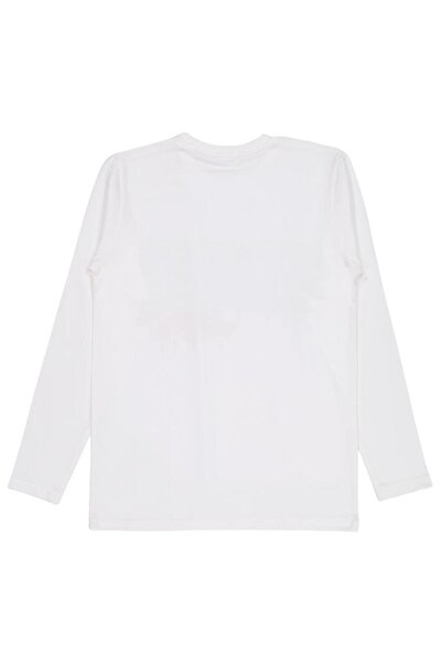 Civil Boys Cool Days Forever Printed 10-13 Years Old Sweatshirt - Ecru 10-11 Years Old