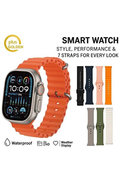 Generic Smart Watch Ultra 7+1 AMOLED display With Health Fitness Tracker Sport Watch Supports 49MM-O