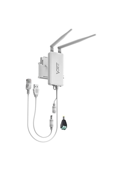Vonets Mini amplificator de semnal Wi-Fi 2.4GHz VAP11S, 2 antene, 300 Mbps, a...