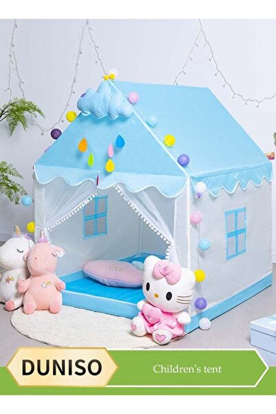 DUNISO خيمة لعب كبيرة للأطفال للاستخدام الداخلي والخارجي - قلعة أميرة محمولة ...