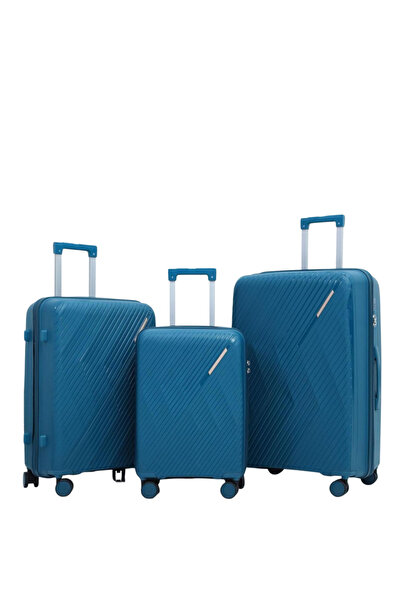 Generic Luxury 3-Piece PP Luggage Set | Lightweight Hard Shell Suitcase | Durable Travel Bags