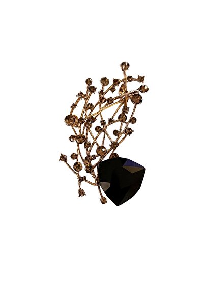 New Obsessions Sonsuzluk Dalı Büyük Taşlı Broş Yaka İğnesi