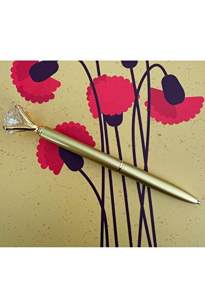 mykhediyevesanatatölyesi Premium Roller Kalem Kişiye Özel Tektaşlı Metal Kale...