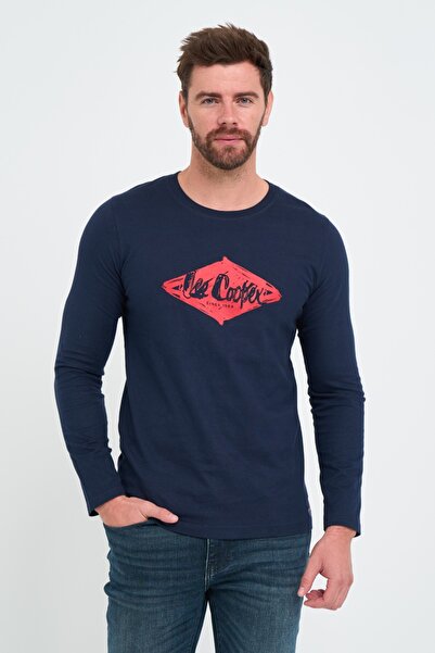 Lee Cooper Men's long sleeve t-shirt with applied logo