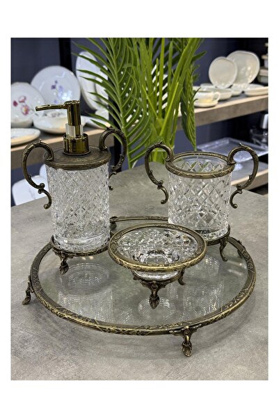 Doğudeko طقم حمام عتيق بمقبض 4 قطع